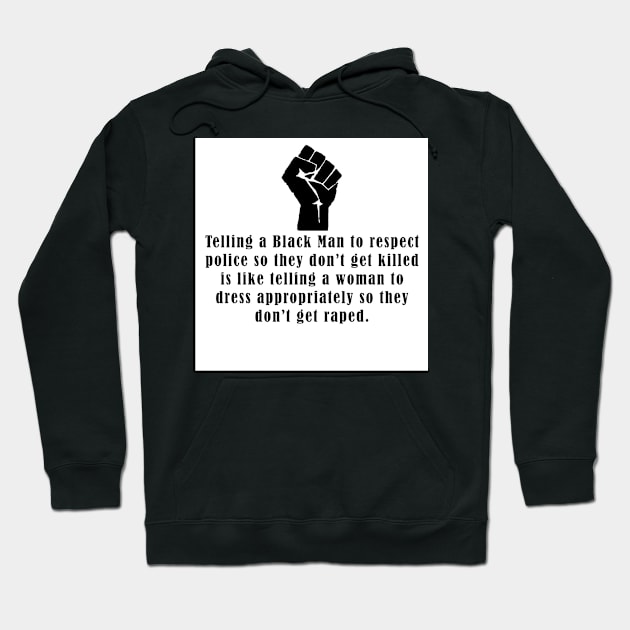 "Respect Police" Hoodie by thedelkartist